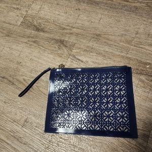 Tory Burch Clutch/Wristlet  navy blue